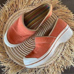 DANSKO Volley Canvas Vegan Clogs Orange 37